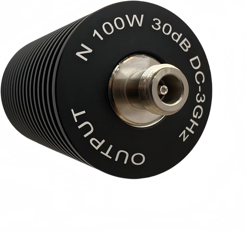 BECEN 100W N Type RF Fixed Attenuator,High Power 100 Watt DC to 3Ghz 50 Ohm Attenuator,30dB Coax Attenuators for Signal Control & Testing (100W N 30DB) - Image 5
